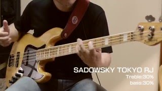 Video thumbnail for SADOWSKY TOKYO RJ & ATELIER Z M#245 etc by tabierful