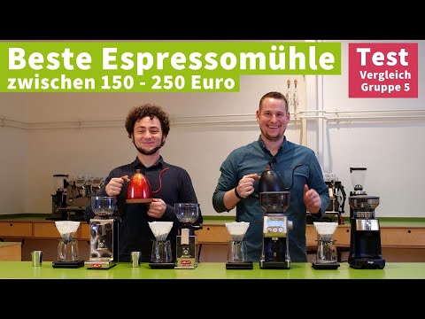Beste Espressomühle zwischen 150 und 250 Euro - Vergleich Lelit und Sage Mühlen