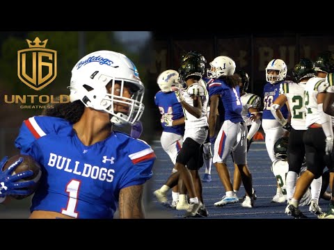 Rico Flores Jr. & Folsom BullDogs BLOWOUT Monterey Trail In There 1st Home Game Of The Season!!!!!