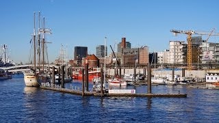preview picture of video 'Hamburg, HafenCity, Kehrwiederspitze, Blick zum City Sporthafen - Full HD (1080p) Videobild'