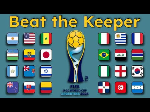 World Cup Argentina 2023 U-20 Beat the Keeper | Marble Race