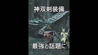 999ランカーも納得の最強双剣装備!!【モンハンワイルズ】#shorts