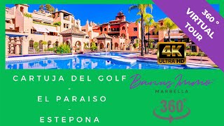 Cartuja del Golf, New Golden Mile, Estepona - 360º VR Walking Tour in UHD 4K