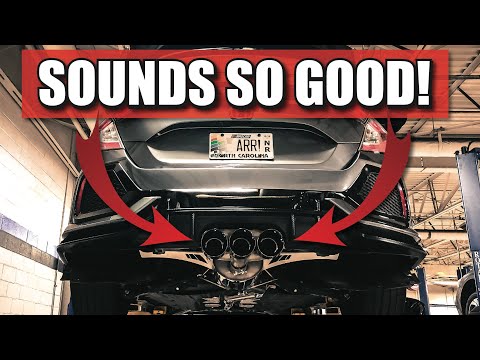 BEST EXHAUST SETUP FOR THE FK8 CIVIC TYPE R - Awe Tuning Exhaust on the Honda Civic Type R!
