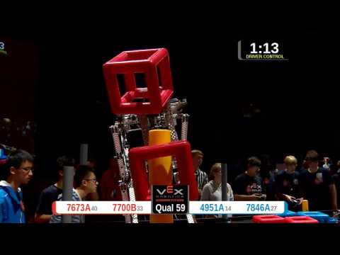 2015 VRC-MS Spir Q59 -  (7673A 4951A) 64-Spirit Div-VRC Middle School-VEX Worlds 2015