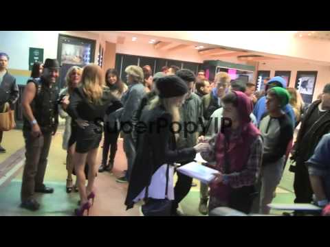 Teresa Palmer greets fans at Petty Fest 2012 at the El Ra...