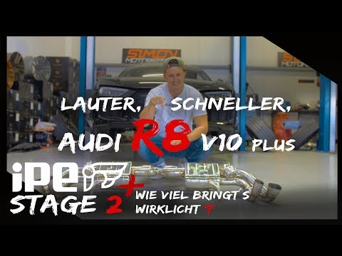Lautester R8 V10 Plus !!!! IPE Abgasanlage + Stage 2 = XXXPS ? Simon Motorsport #1