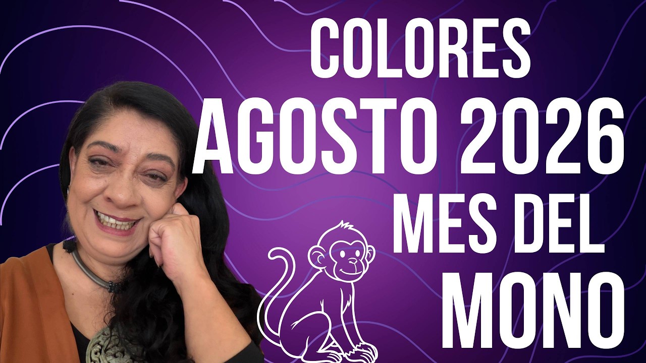 COLORES PARA AGOSTO 2026, MES DEL MONO | Mónica Koppel Feng Shui