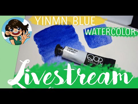 A Whole New Blue!  Swatching Qor's Limited Edition YInMn Blue Watercolor with Kabocha