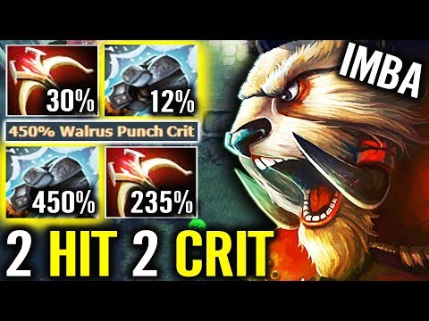 100% CRIT NEW BEST TUSK BUILD Cancer Combo 7.20 MOST IMBA FUN Dota 2 Gameplay
