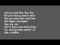 Wildfire - John Mayer (Lyrics)