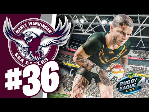 RLWC SEMI VS NZ! 🏆  2022 MANLY SEA EAGLES 🦅  CAREER MODE #36