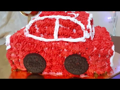 How to make car🚗 cake आसानी से घर पे  बनाये केक।Vedanti's kitchen