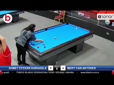 AHMET EFEKAN KARAASLAN & MERT CAN AKYÜREK Bilardo Maçı - 