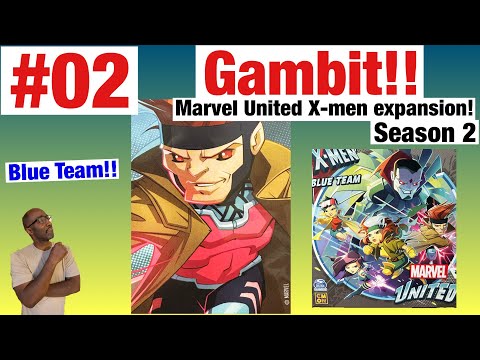 Gambit!! Marvel United X-men Blue Team expansion review!
