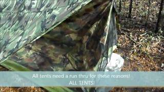 preview picture of video 'Texsport camo tent-fails first 3day storm.'