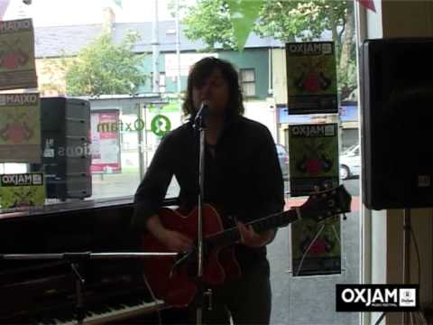 Joe Echo plays Oxjam press launch in Belfast