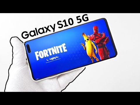 Samsung Galaxy S10 "5G Edition" Phone Unboxing - Big Fortnite Problem! Video