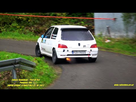 Łukasz Kamiński / Patryk Kot - Peugeot 106 - SUPER SPRINT STRASZYDLE 01-10-2022