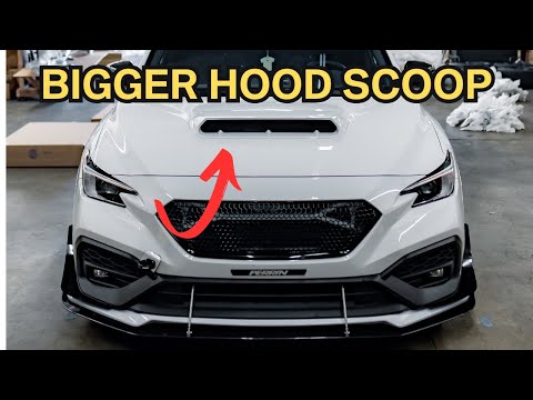 The Most Aggressive OEM+ Big Hood Scoop! 2022+ Subaru WRX