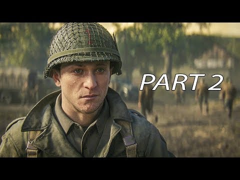 CALL OF DUTY WW2 Walkthrough Gameplay Part 2-Operation Cobra - Campaign Mission 2 (COD World War 2)