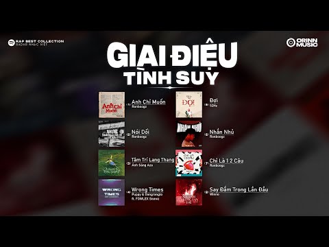 GIAI ĐIỆU TÌNH SUY #11 | ANH CHỈ MUỐN, NÓI DỐI, TÂM TRÍ LANG THANG - Playlist Rap Melodic 2025