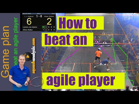 Squash analysis - How to beat an agile player