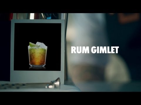 RUM GIMLET DRINK RECIPE - HOW TO MIX