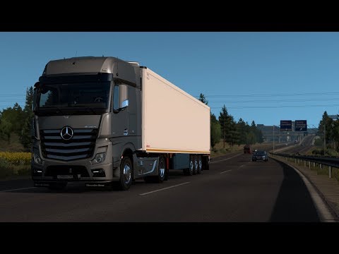 ETS 2 1.36 - Road To The Black Sea DLC - Mercedes Actros MP4 1851 - Trip: Tekirdağ - Edirne