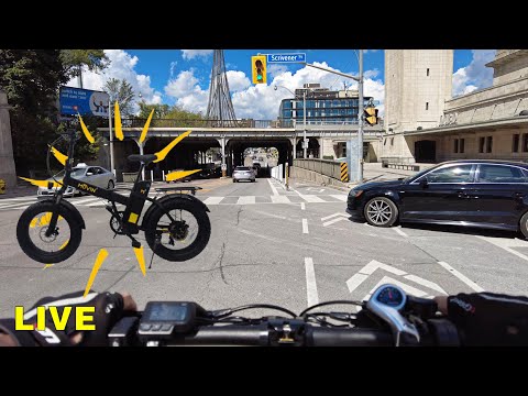 Toronto LIVE on the Ultimate Streaming Machine? New Ebike! (Sept 2021)