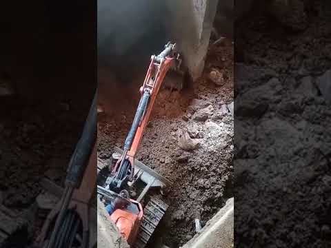 Excavator on rent for basement excavation  service