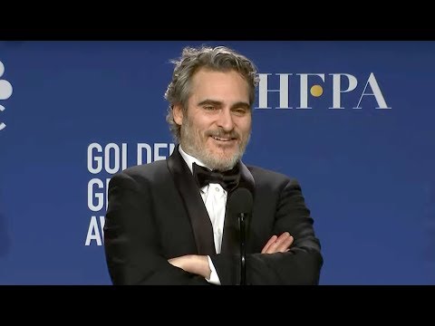 Joaquin Phoenix - Joker | Golden Globes 2020 Full Backstage Interview