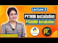 Download And Install Python 3 10 6 And Pycharm Python Tutorials For Beginners Lec3
