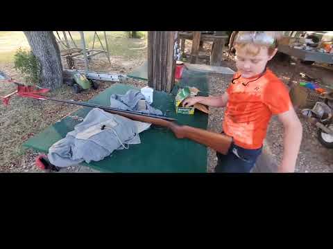 Remington model 510 Targetmaster 22 rifle review and Tractor gets fixed@HenryandRusty