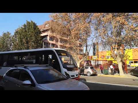 Bus de la empresa fenur línea 116 pasando por el centro de Villa alemana 