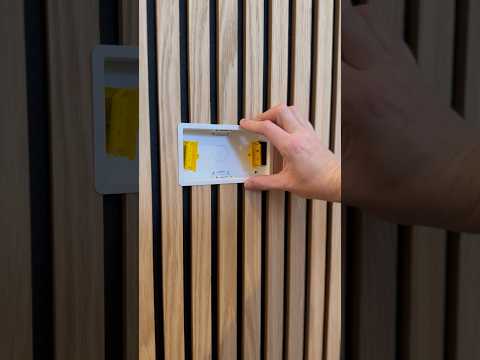 How to cut out sockets in timber wall panelling. @thewoodveneerhub