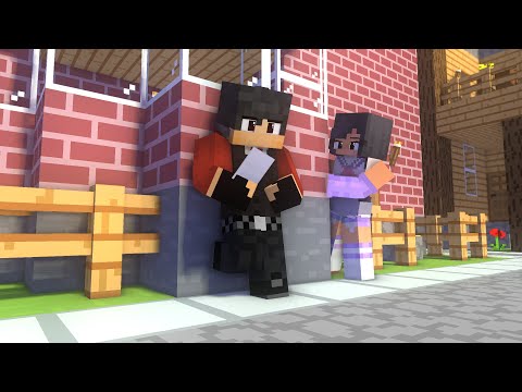 COUPLE GLIMPLSE SHUFFLE ME TOO SCHOOL APHMAU AND AARON INLOVE - MINECRAFT ANIMATION #shorts