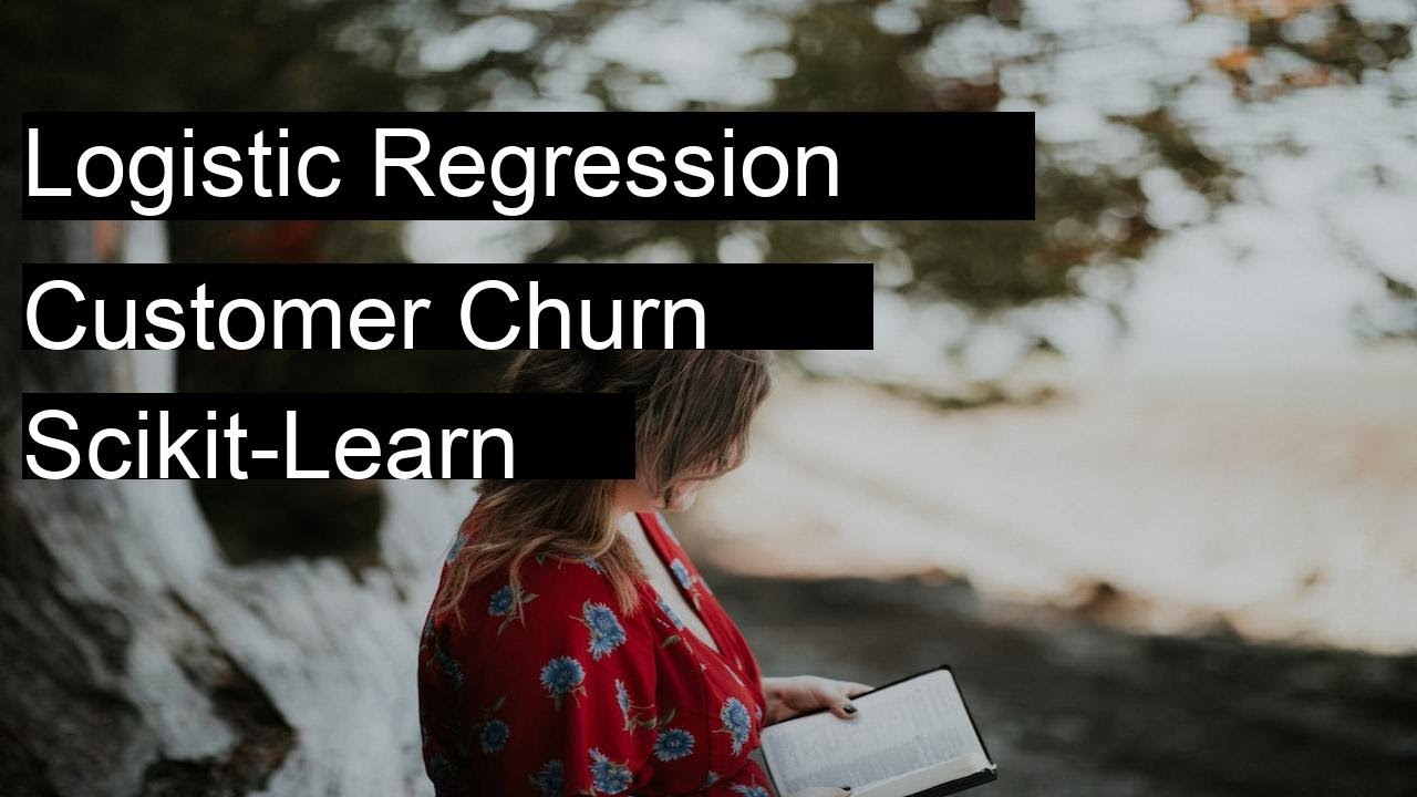 How to implement a logistic regression model for predicting customer churn using Python's scikit-lea
