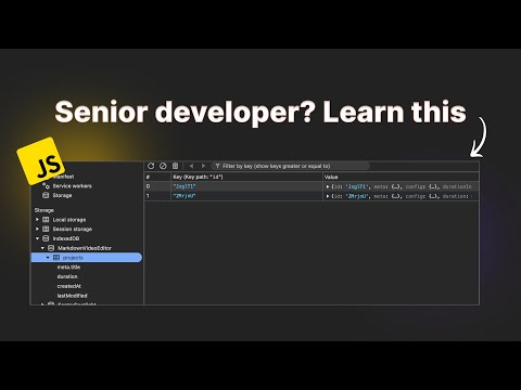 Indexed DB and dexie JS | Make offline first app | Advanced Frontend Interview Question