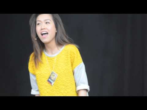 London Les Mis sound check for West End Live 2015 - Rachelle Ann Go