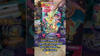 Ascended bundle, all at once😲#pokemon #pokemoncommunity #pokemontcg #pokemonpulls #packrip #cards
