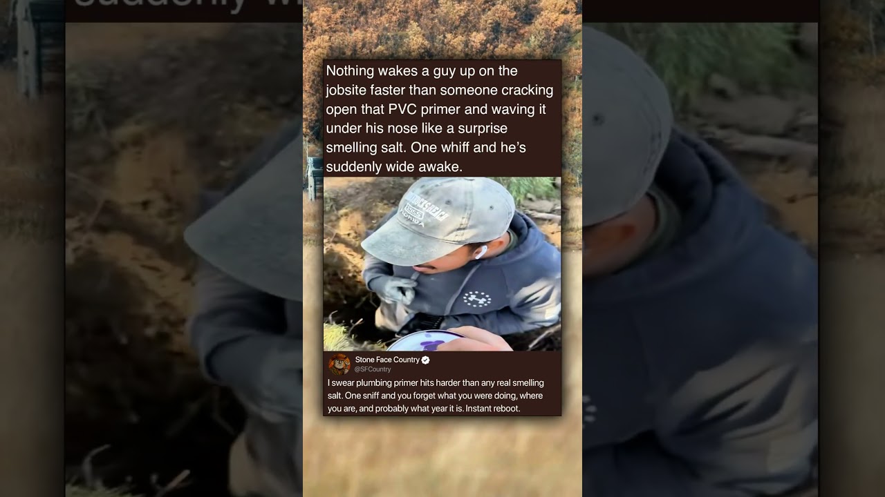 작업 현장에서 누군가가 PVC 프라이머를 깨고 손을 흔드는 것보다 더 빨리 사람을 깨우는 것은 없습니다.