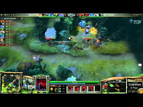 Fnatic EU vs iCCup Game 1 Part 1   EIZO Cup DOTA 2   TobiWan & Wagamama