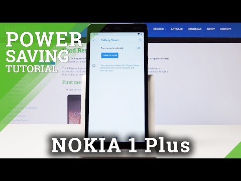 How to Enable Power Saving Mode in NOKIA 1 Plus - Save Power