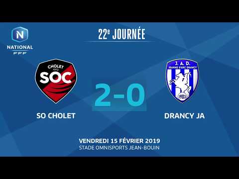 SOC A 2 - 0 DRANCY[br]NATIONAL J22 - 15/02/19