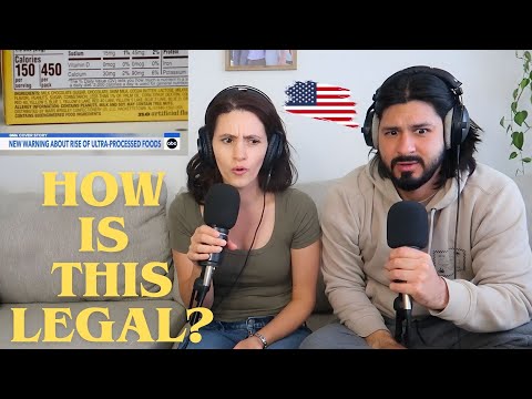 Groceries in the UK vs. the USA | Americans React | Loners #379