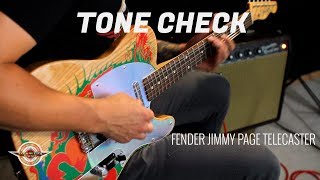Video thumbnail for TONE CHECK: Fender Jimmy Page Dragon Telecaster Guitar Demo | No Talking by Cream City Music