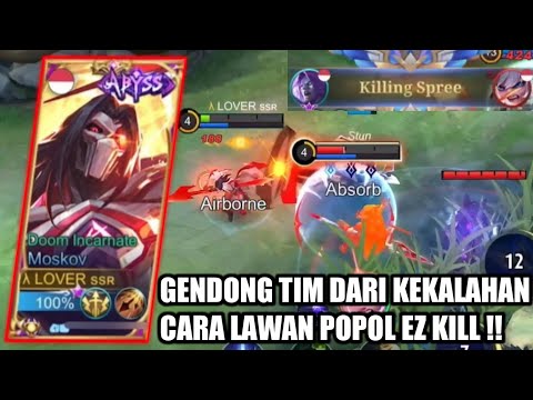 TOP GLOBAL MOSKOV GENDONG TIM YG HAMPIR KALAH, SUPER EPIC COMEBACK - MOBILE LEGENDS