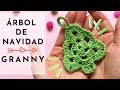 Crochet Granny Christmas Tree DIY Christmas Crochet Tutorial Crochet HANDMADE
