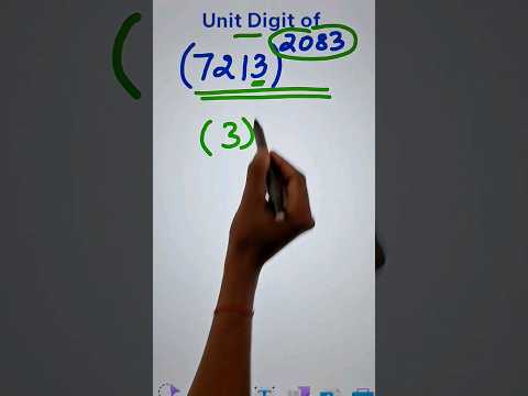 Find Unit Digit in a Flash II Super-Quick Method II Crack all Exams Easily #youtubeshorts #math